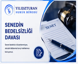 Senedin Bedelsizliği Davası Nedir?